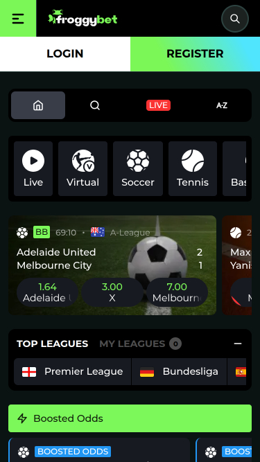 Froggybet Casino Mobile Sports