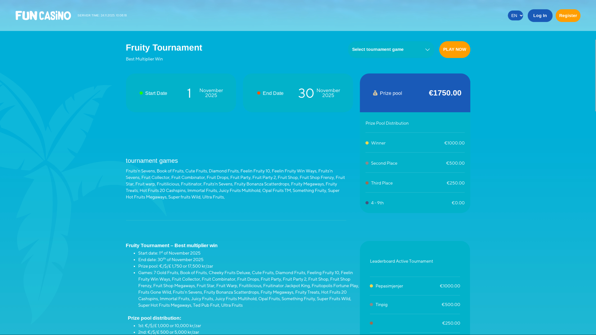 Torneos de casino de escritorio divertidos