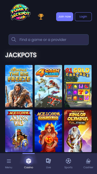 FunkyJackpot Jackpot Mobile
