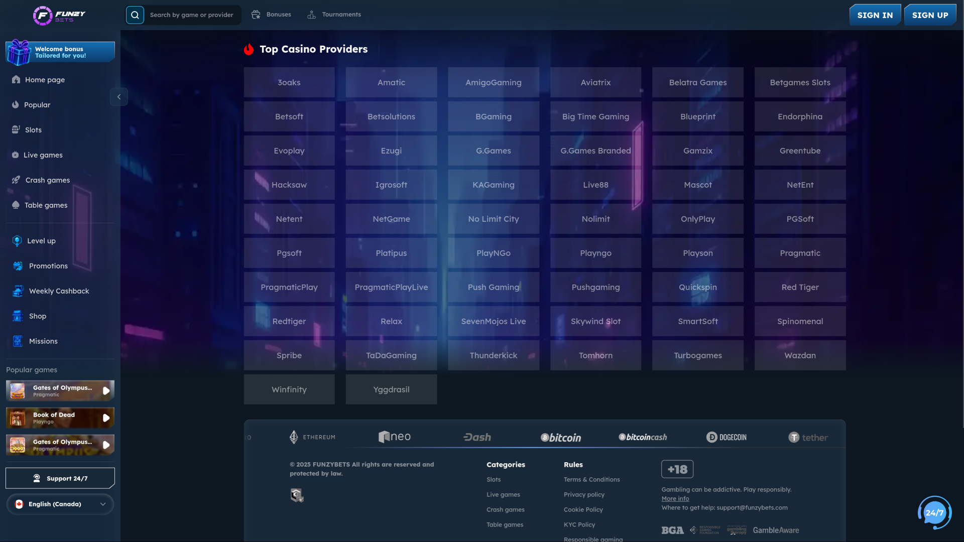 Sviluppatori di giochi desktop per casinò FunzyBets