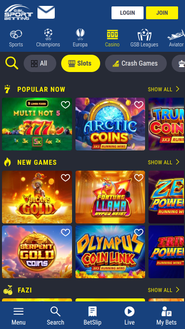 Gal Sport Betting Casino Mobile Jeux