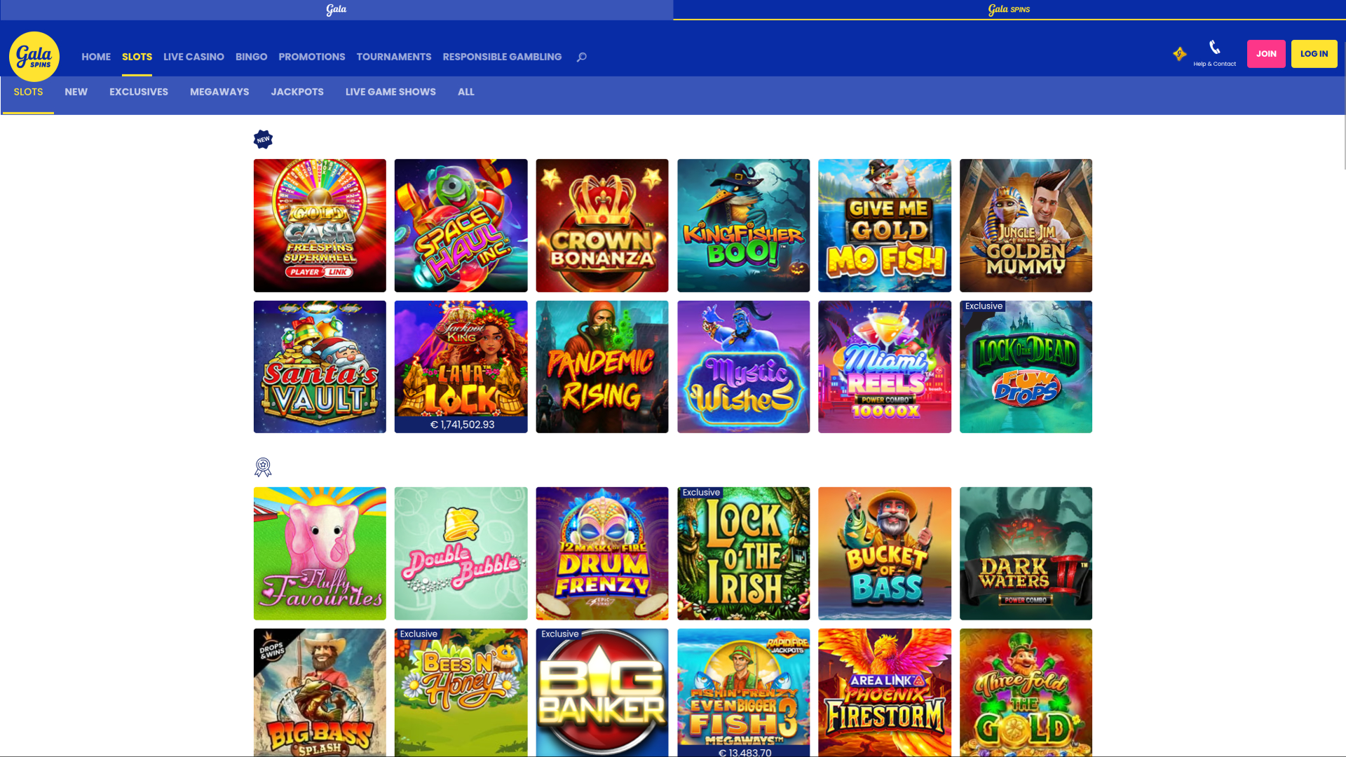 Jeux de bureau Gala Bingo