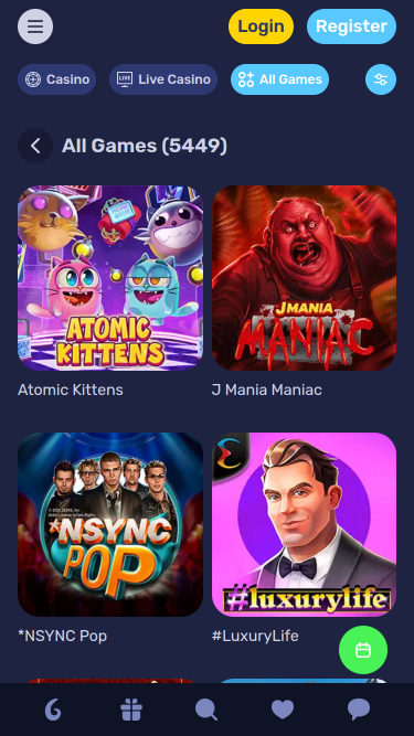 Juegos móviles de casino Galactic Wins