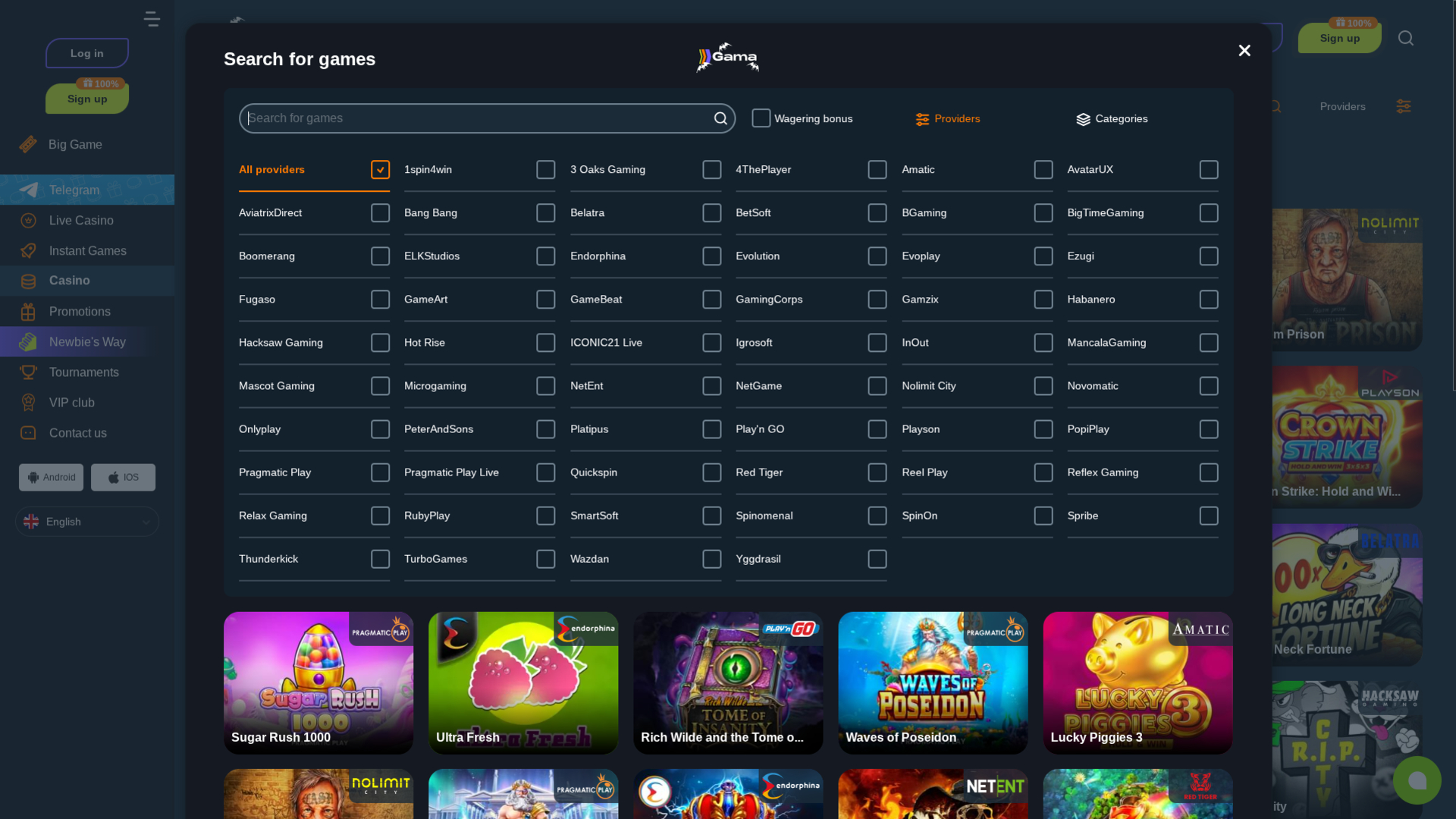 Développeurs de jeux de casino pour ordinateur Gama