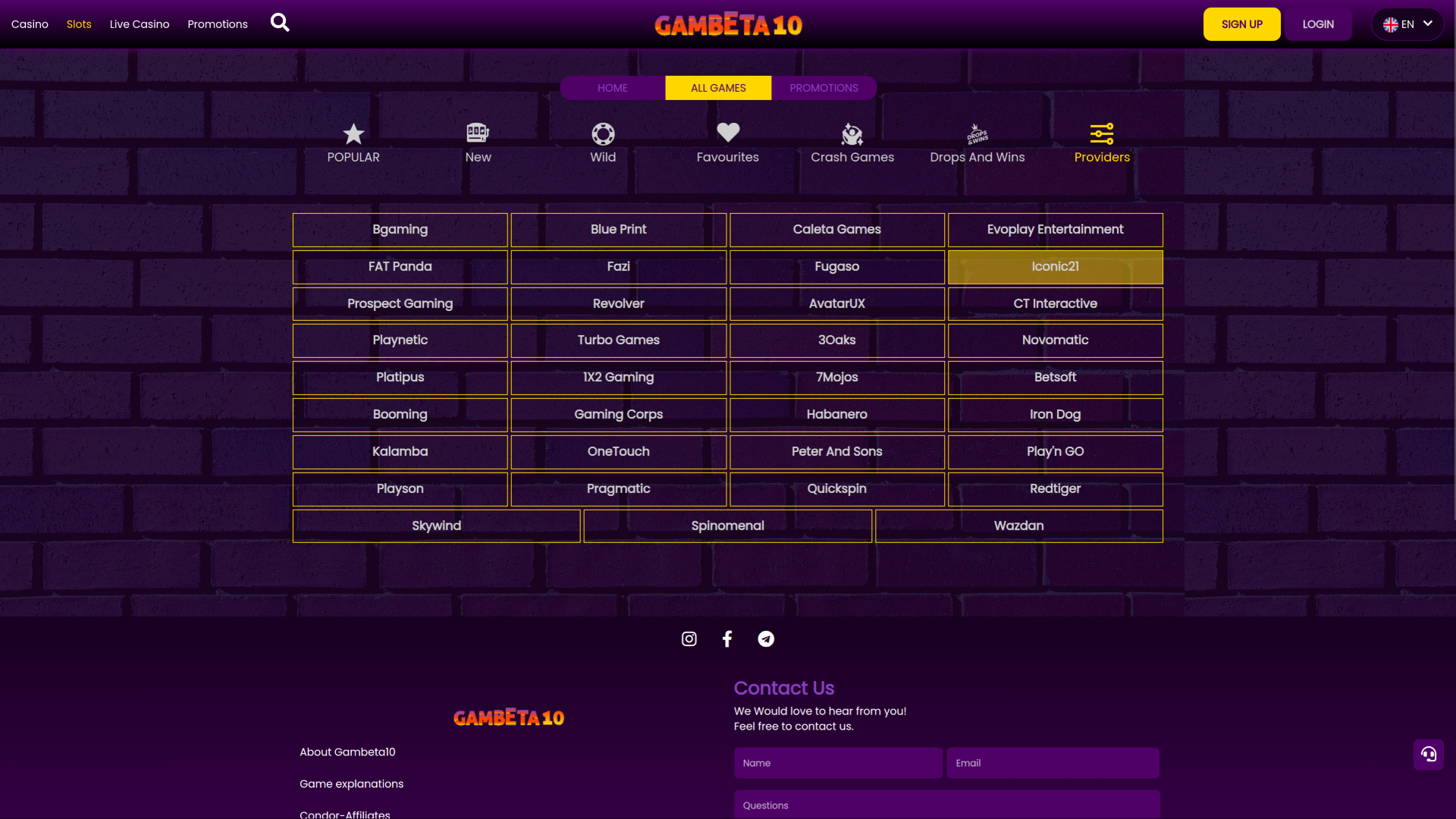 Разработчики настольных игр для казино Gambeta10