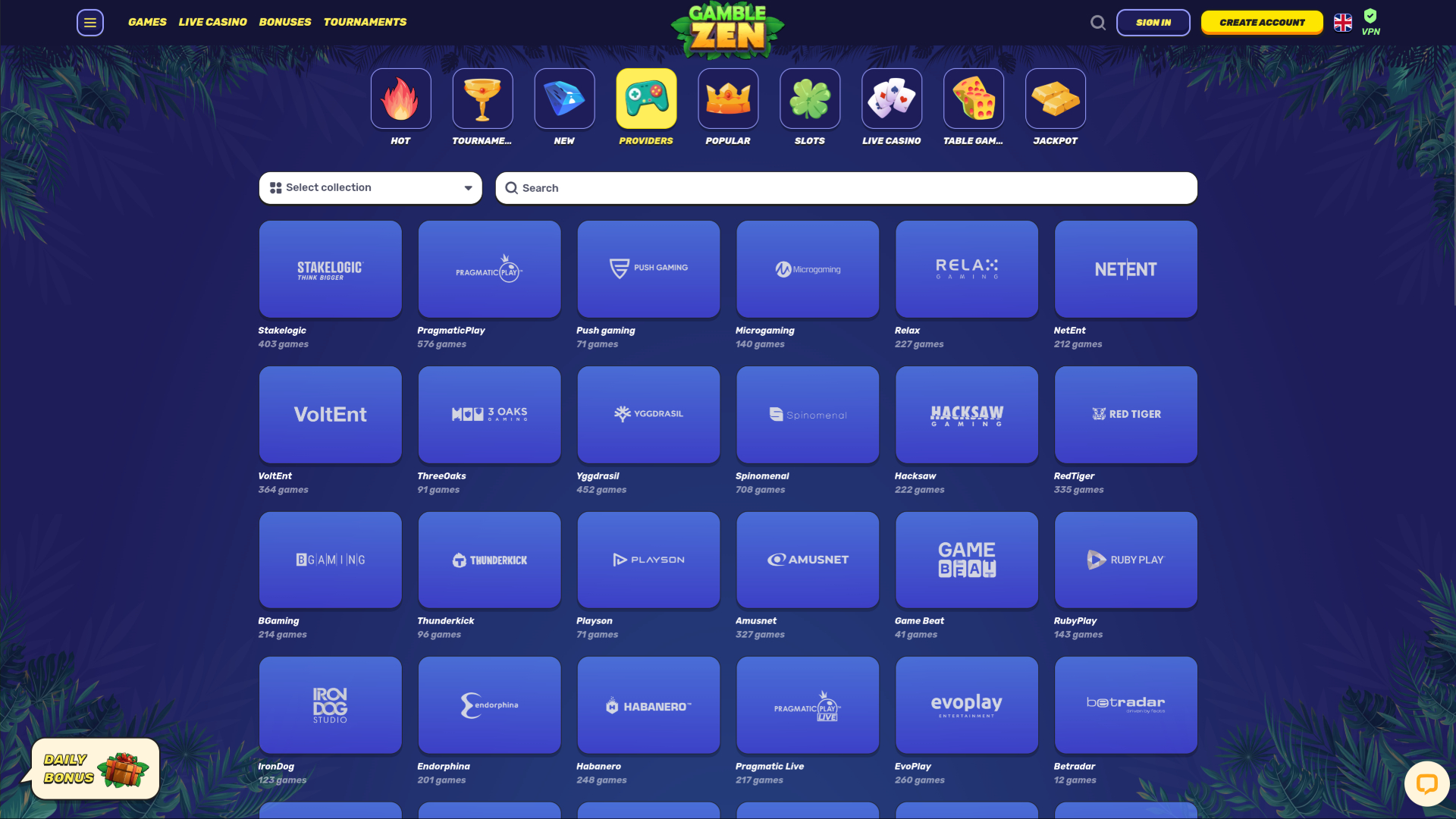 Sviluppatori di giochi desktop GambleZen