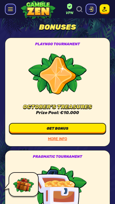 Promozioni GambleZen Mobile