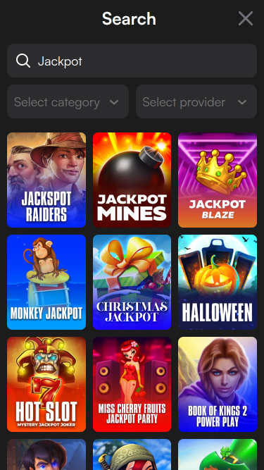 Gamegram Casino Mobile Jackpot