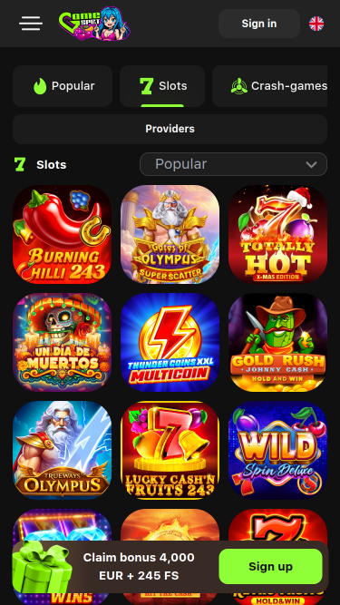 Juegos móviles de casino Game Spot