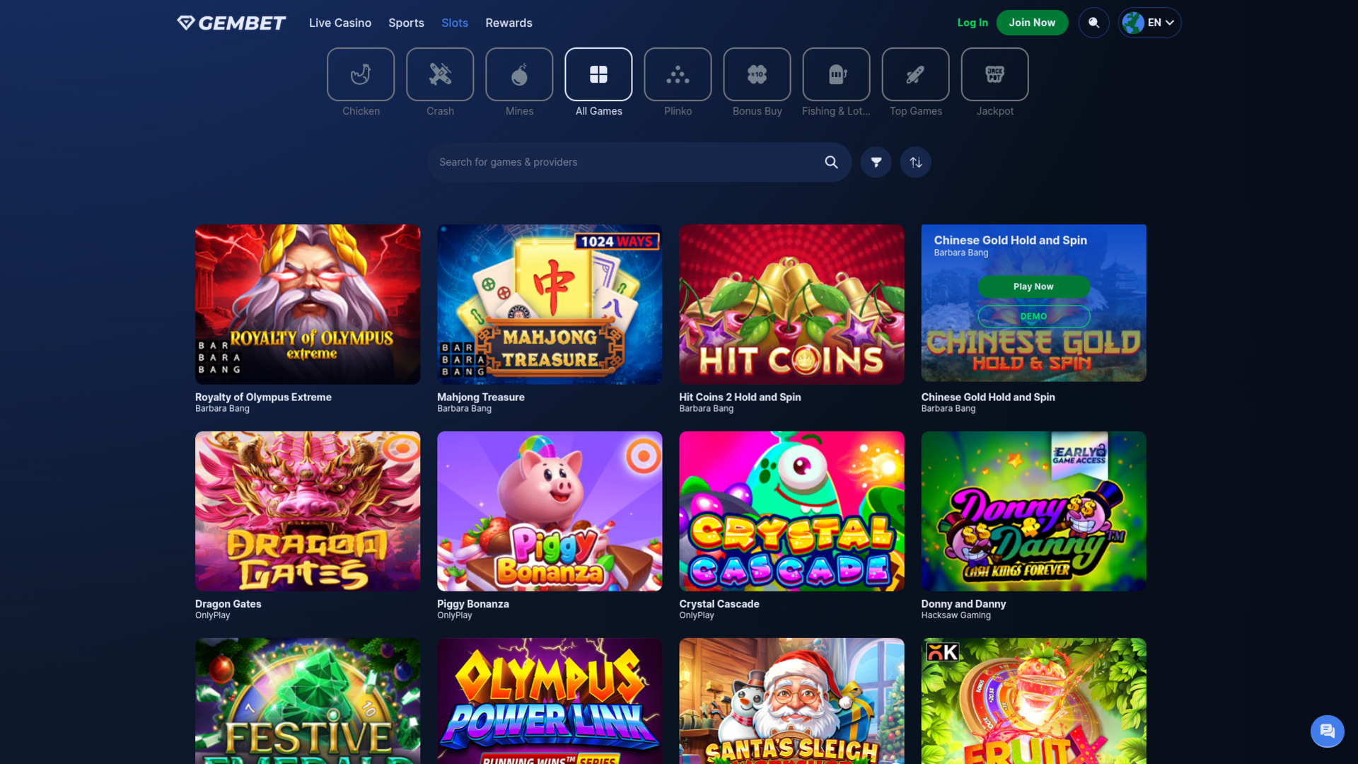 Giochi desktop GemBet