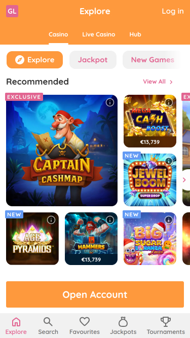 Get Lucky Casino Mobile Games