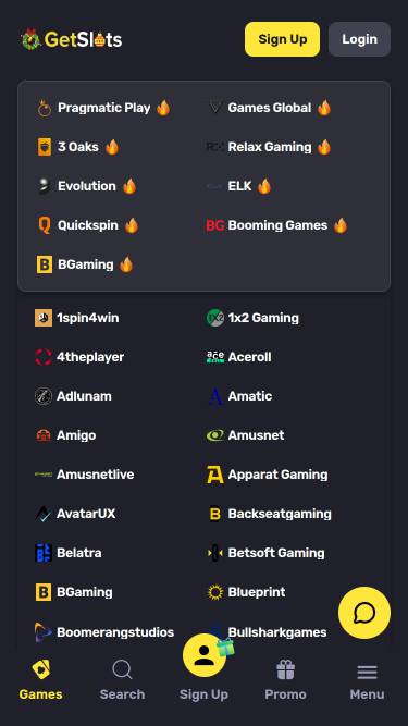 Développeurs de jeux mobiles de casino GetSlots