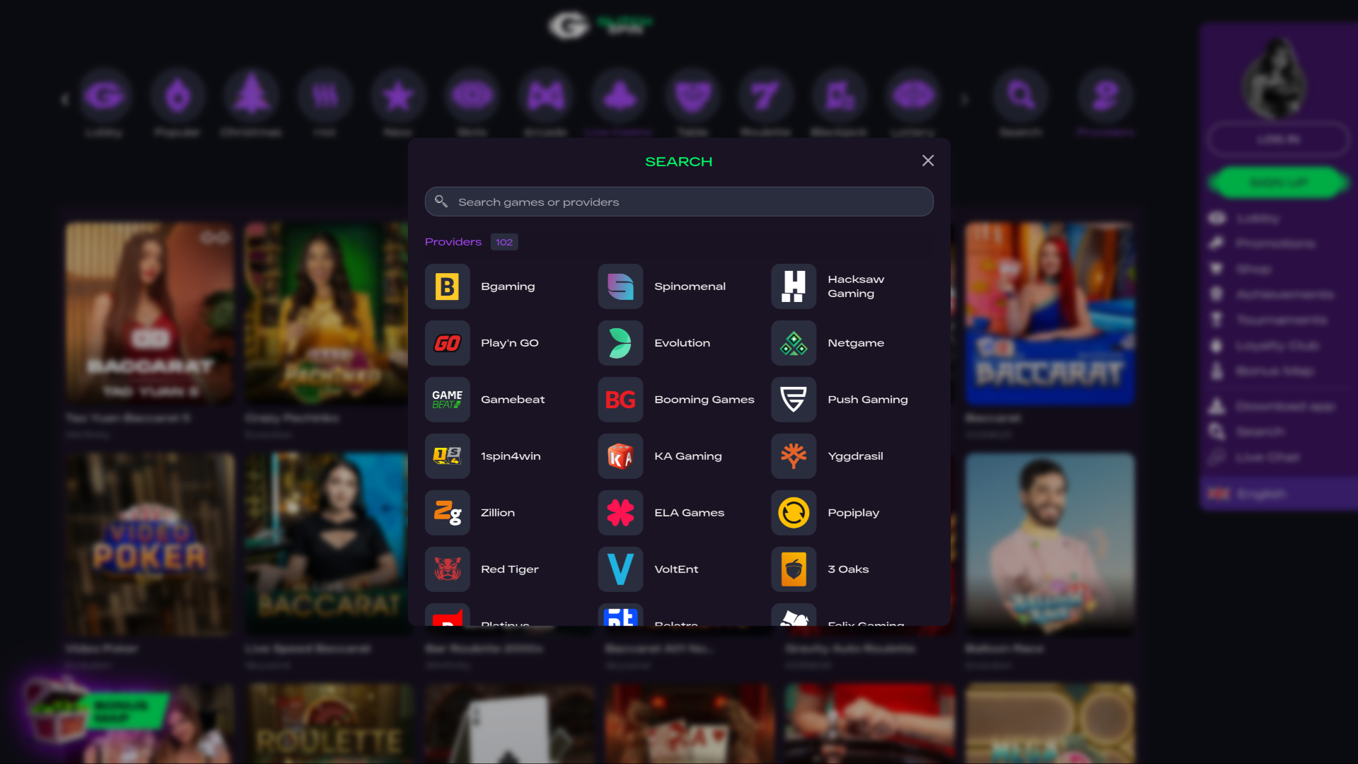 Glitchspin Casino Desktop Game Developers