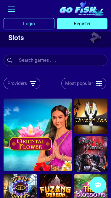 Jeux mobiles de casino Go Fish