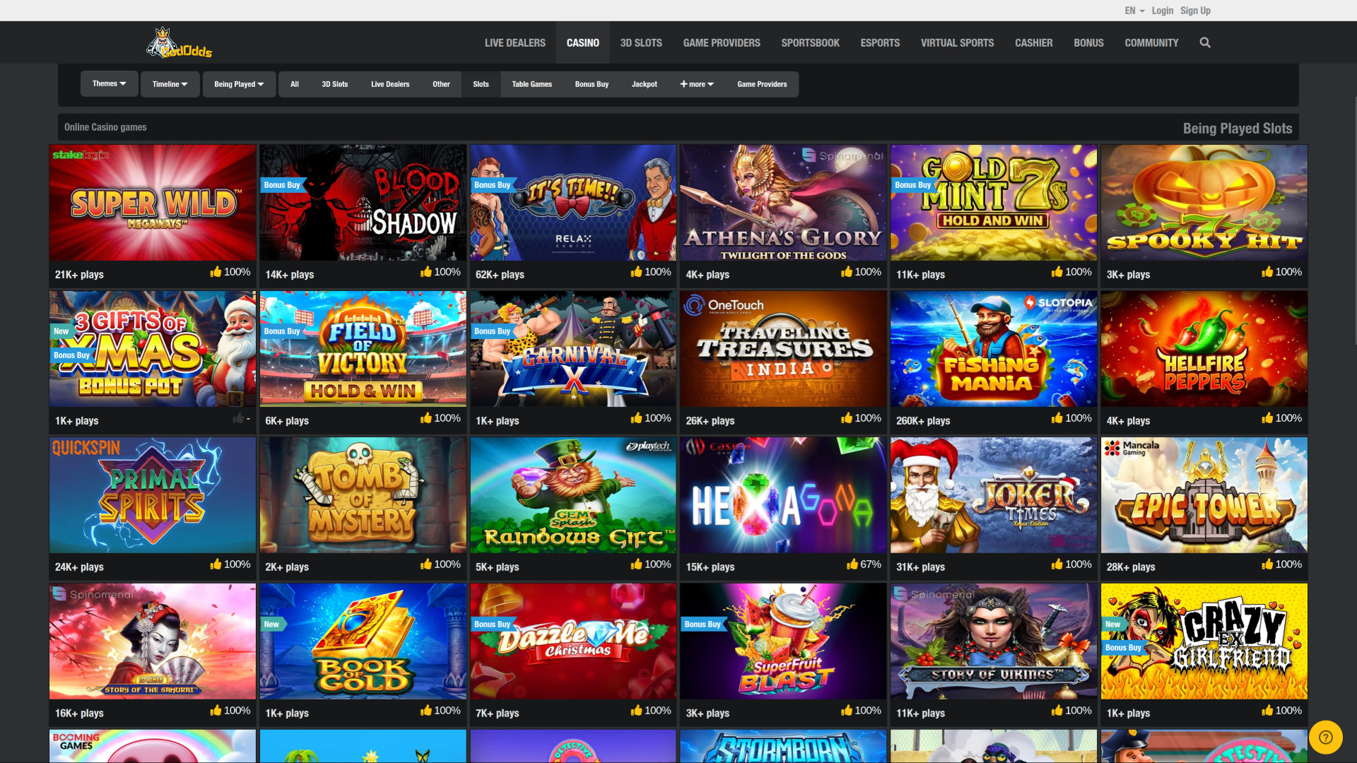 Giochi desktop God Odds