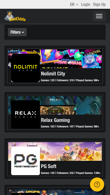 Sviluppatori di giochi per dispositivi mobili God Odds