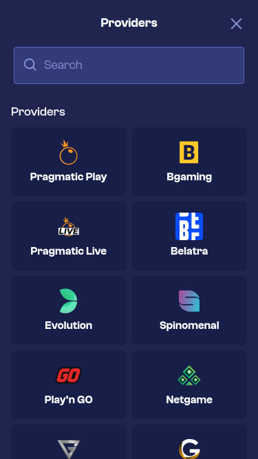 Développeurs du jeu mobile God of Wins Casino