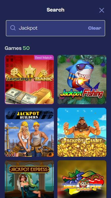 Jackpot mobile du casino God of Wins