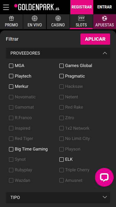 Sviluppatori di giochi per dispositivi mobili GoldenPark