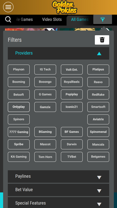 Développeurs du jeu mobile Golden Pokies Casino
