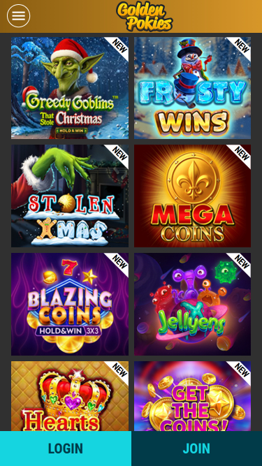 Jeux mobiles de casino Golden Pokies