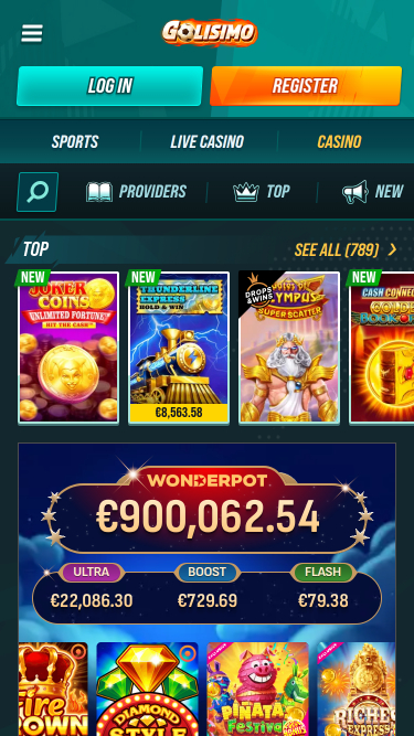 Мобильные игры казино Golisima