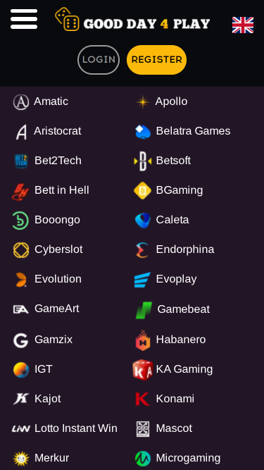 Desarrolladores de juegos móviles de casino Good Day 4 Play