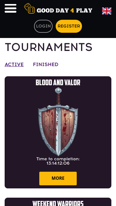 Torneos móviles de Good Day 4 Play Casino