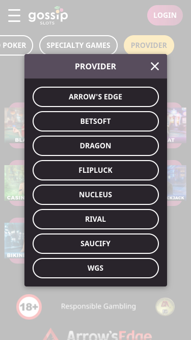 Desarrolladores de juegos móviles de Gossip Slots Casino