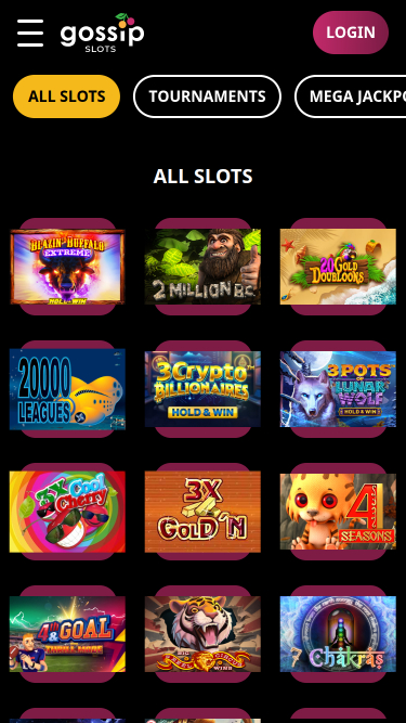Juegos móviles de Gossip Slots Casino