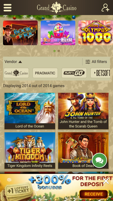 Développeurs du jeu mobile Grand Casino