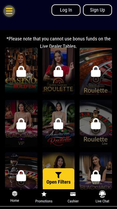 Grand Eagle Casino Mobile Croupier en direct