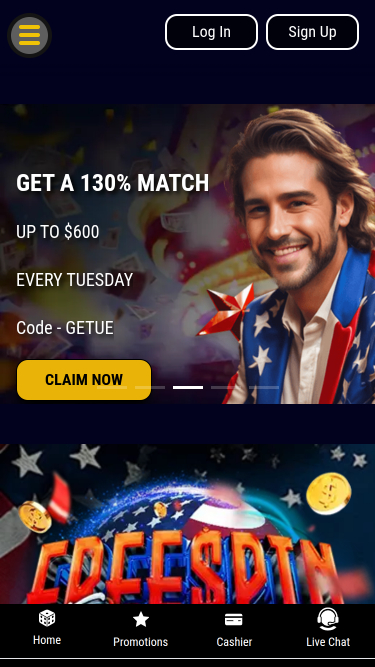 Promotions mobiles du Grand Eagle Casino