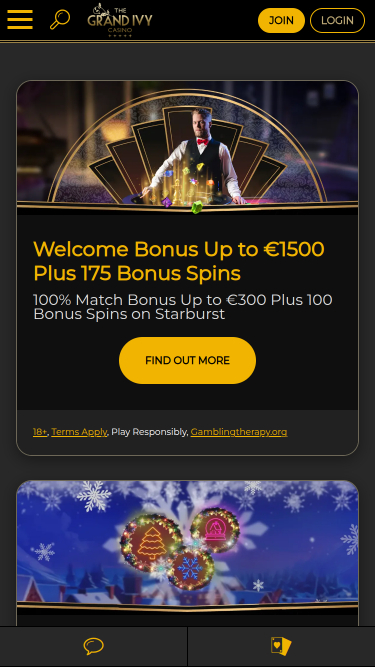 Grand Ivy Casino Mobile Promotions