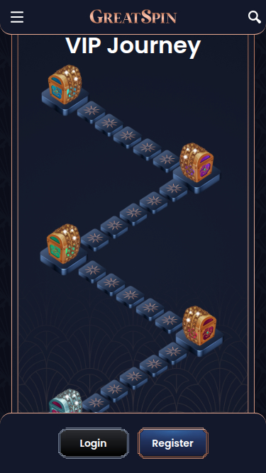 VIP-программа Greatspin Casino для мобильных устройств