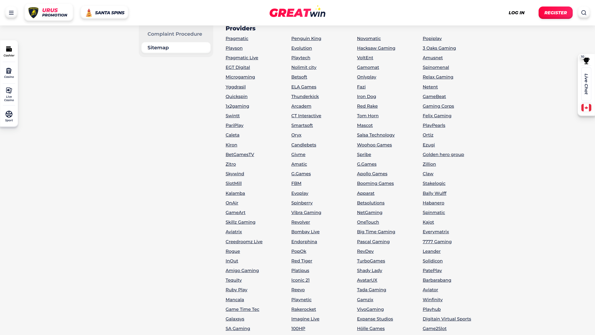 Développeurs de jeux de casino pour ordinateur Greatwin
