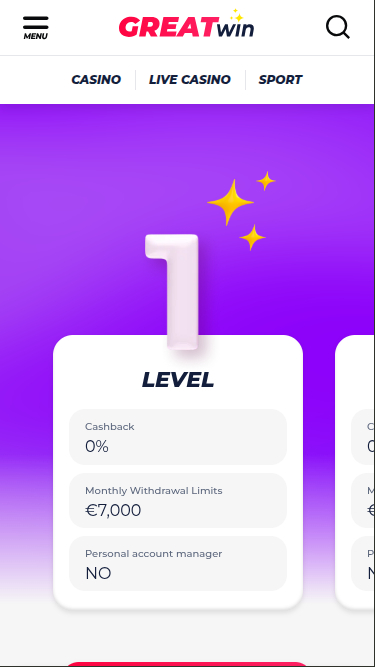 Programme VIP Mobile du Casino Greatwin