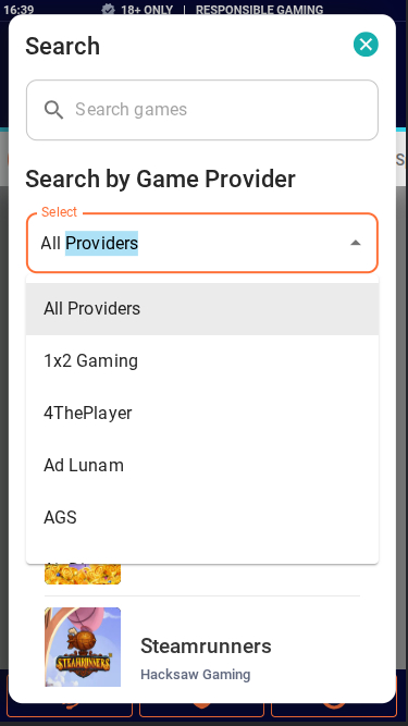 Développeurs du jeu mobile Griffon Casino