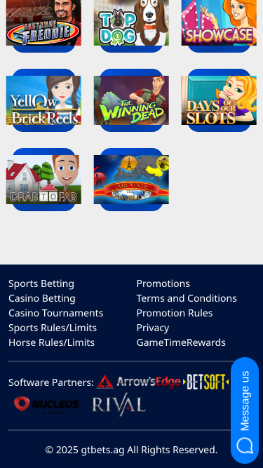 GTbets Casino Mobile Game Developers