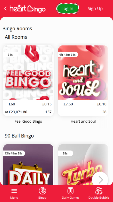 Heart Bingo Casino Bingo mobile