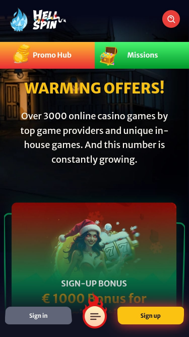 Promociones móviles de HellSpin Casino