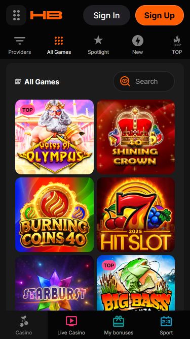 Hertzbetz Casino Mobile Games