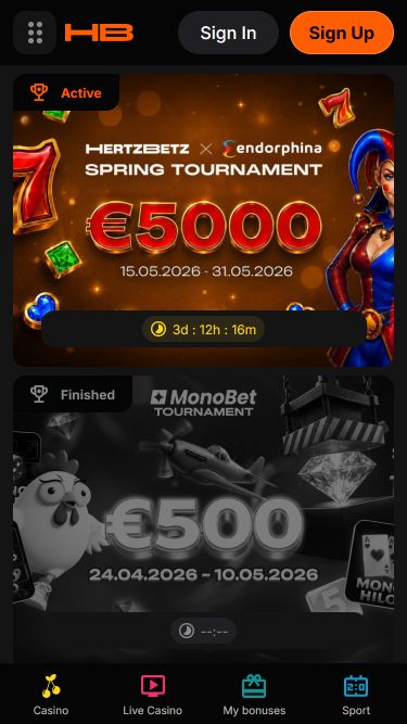 Hertzbetz Casino Mobile Turniere