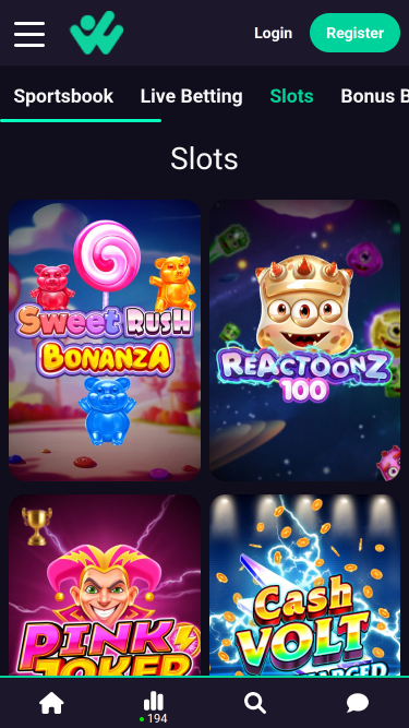 Jeux mobiles Hiper Win Casino