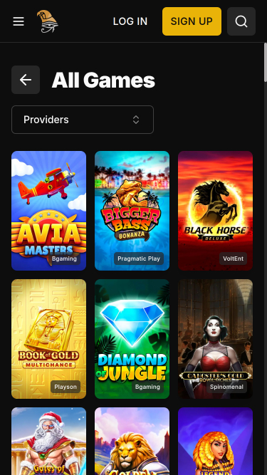 Juegos móviles de Horus Casino