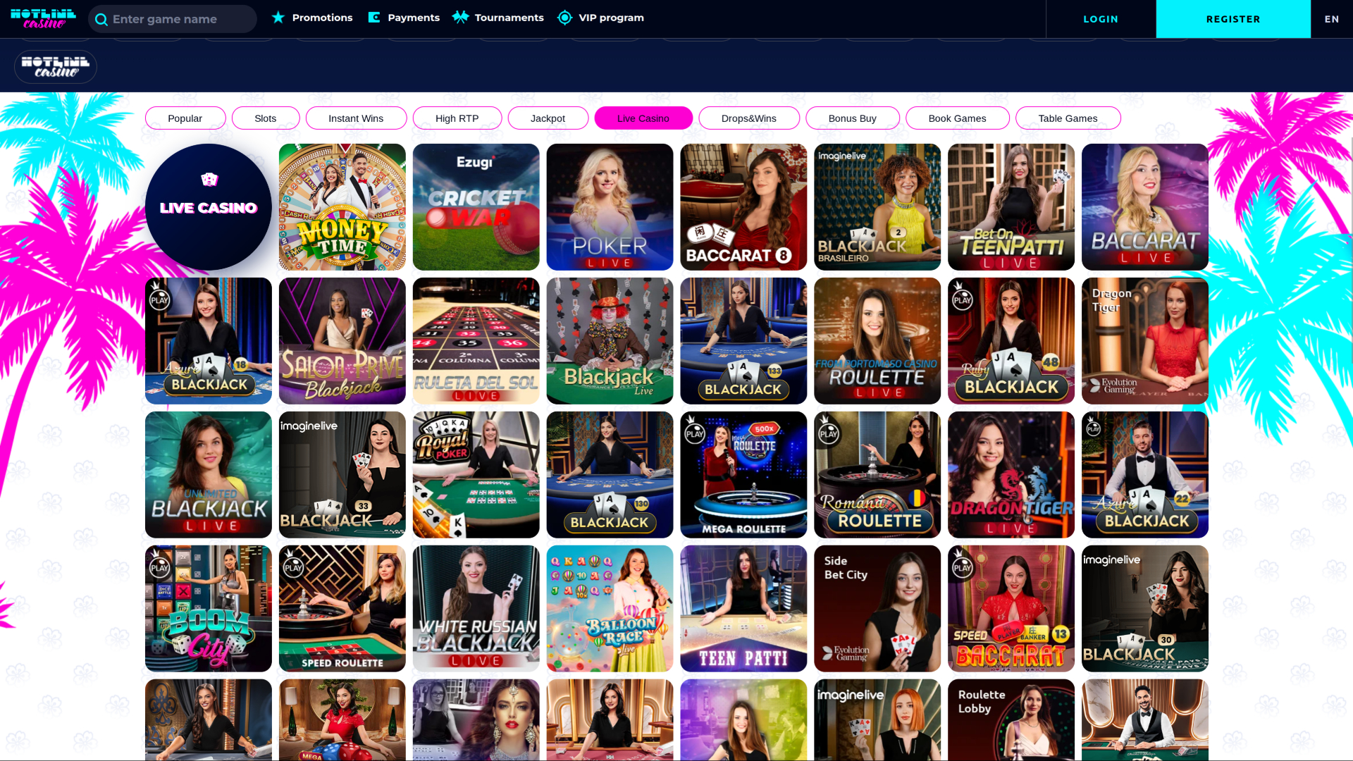 Casino en ligne avec croupier en direct sur ordinateur