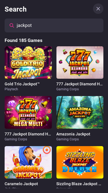 Jackpot mobile du casino Hotloot