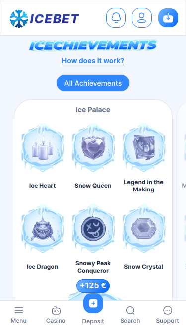 Logro del Casino Móvil IceBet