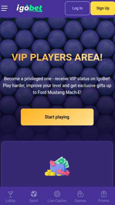 IgoBet Casino Live VIP Móvil