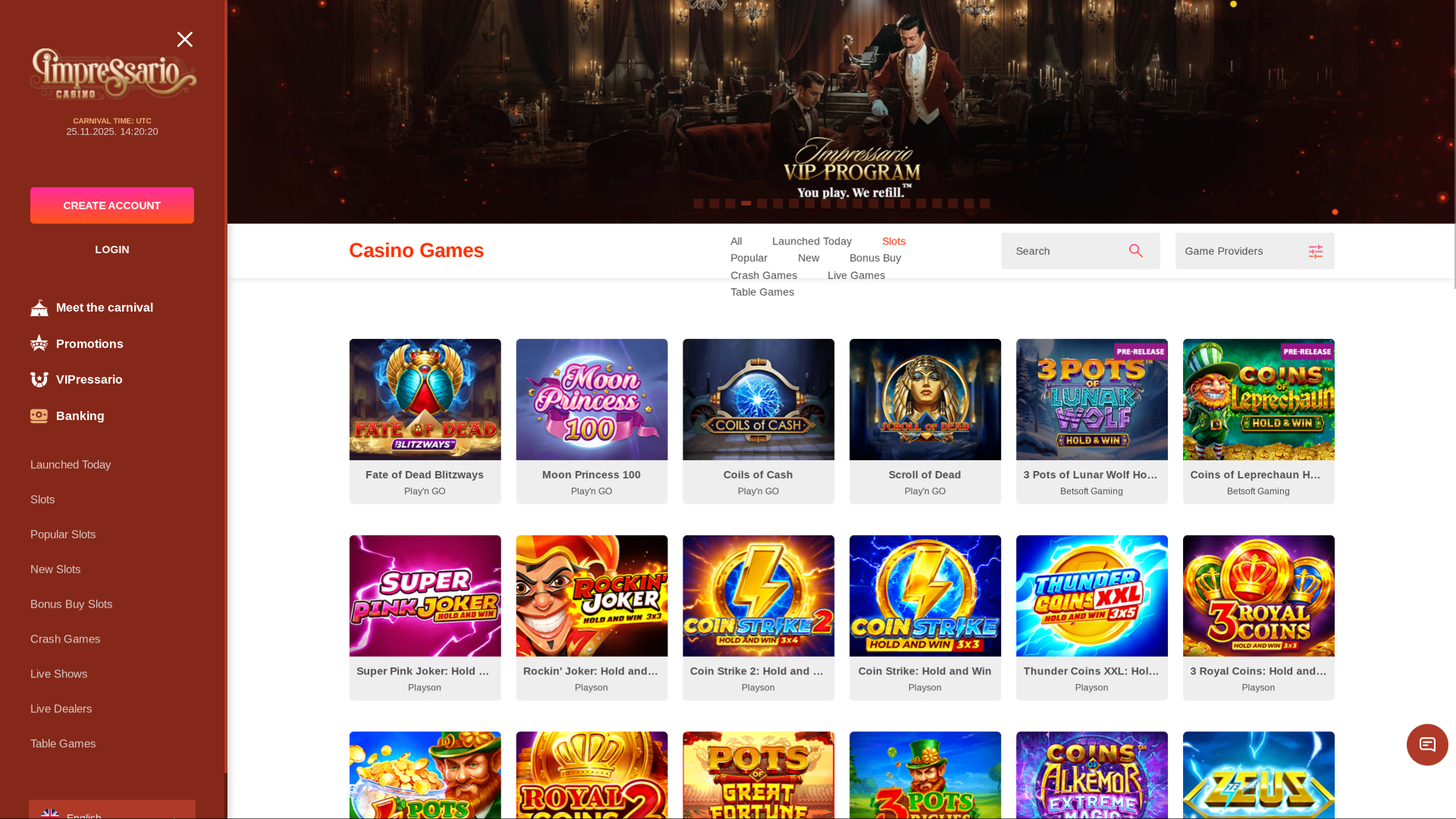 Giochi da casinò Impressario